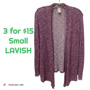 3 for $15💥 Small Open Cardigan LAVISH slightly sheer / open weave